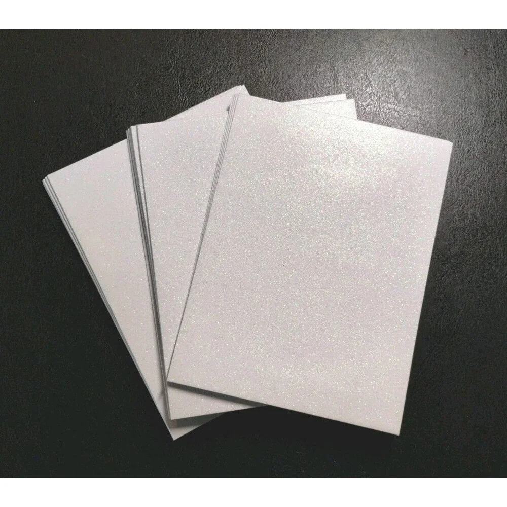 Harmony Paper Inkjet Printable Glitter A2 Envelopes, 20 Pack, Crystal White, NEW